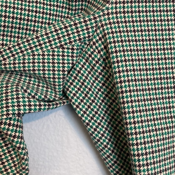 The Limited Womens Sz 6R Extra Stretch Skinny Trousers Green Purple White Check - Picture 3 of 15